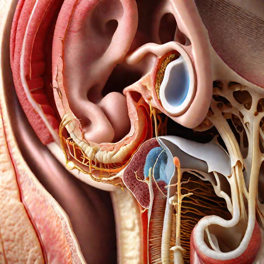 анатомия уха и слуховой системы