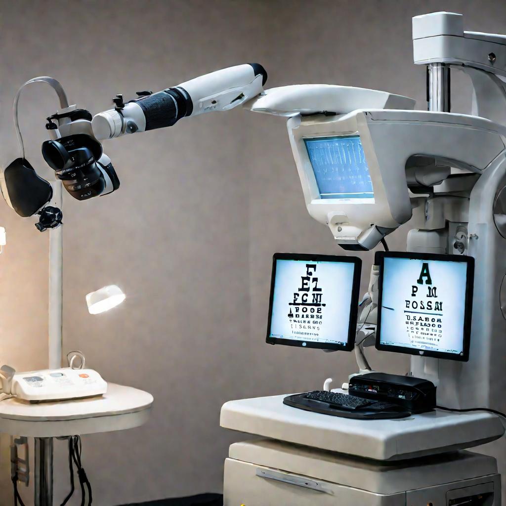 Кабинет офтальмолога с диагностическим оборудованием