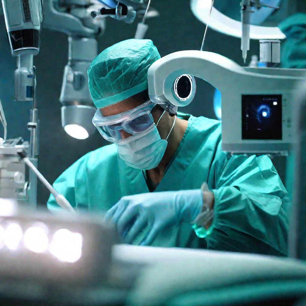 Хирург делает тончайшую операцию по удалению катаракты