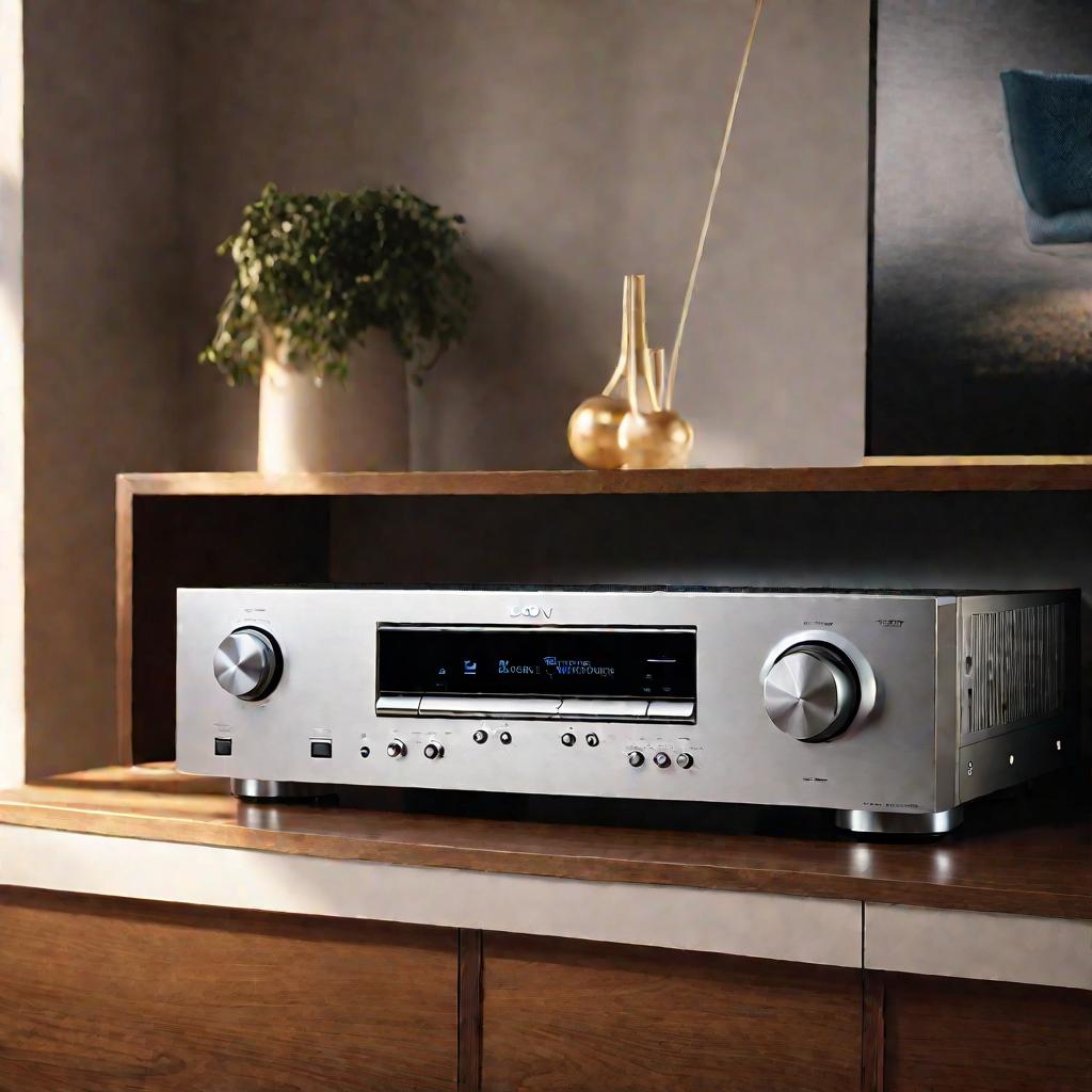 Ресивер Denon AVR-X3800H крупным планом