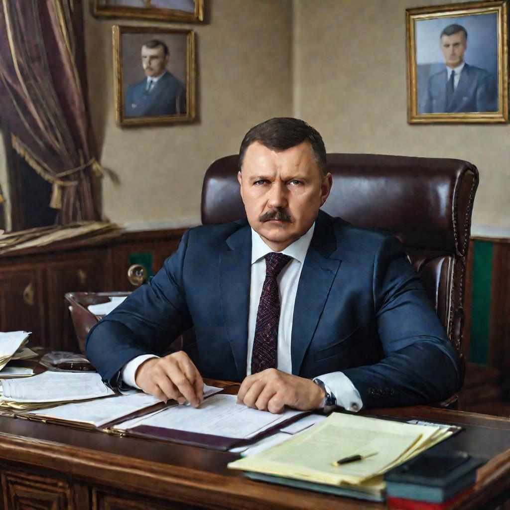 Портрет главы управы Алексея Устоева