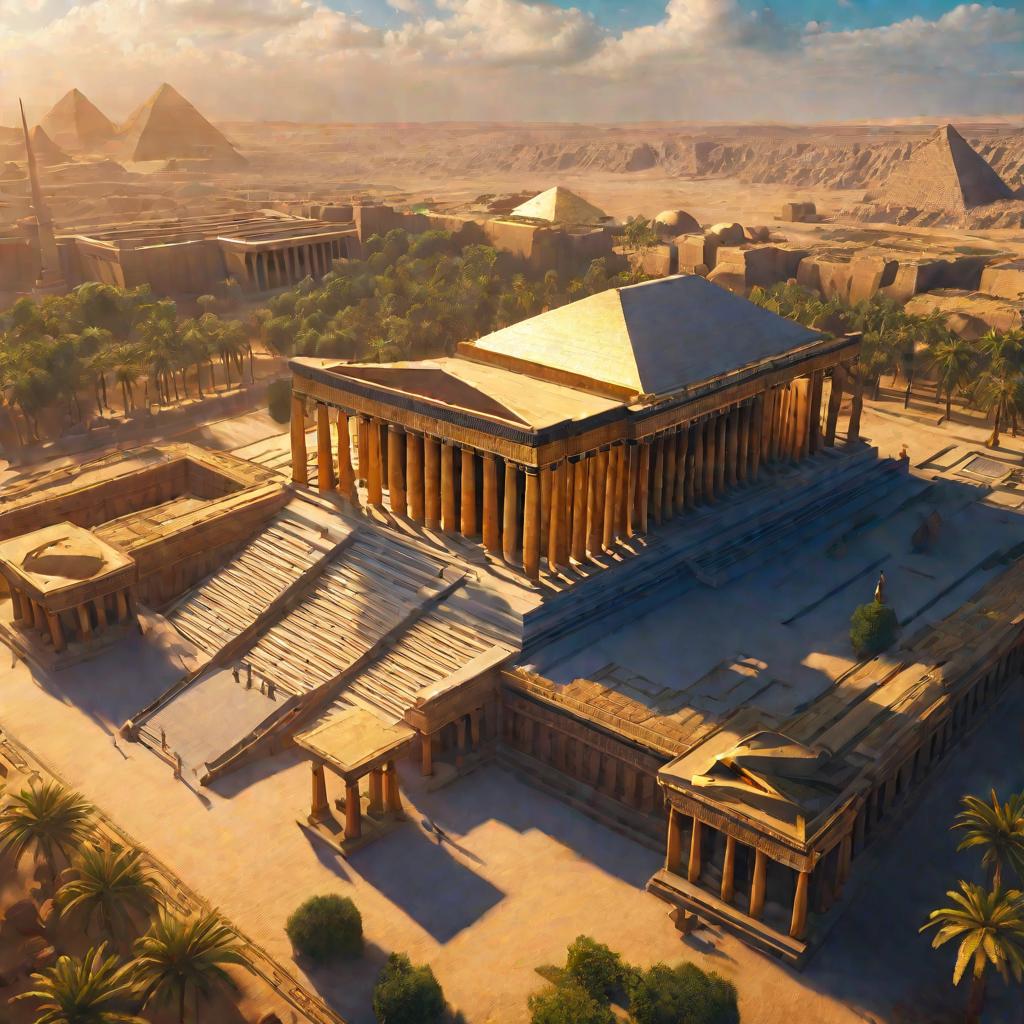 Храмовый комплекс в Египте