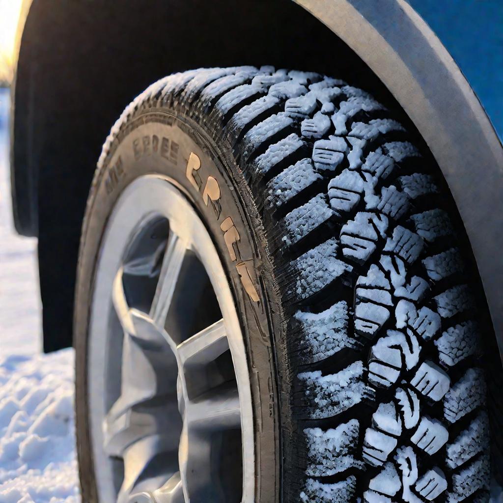 Измерение износа зимней шины 155/60 R14