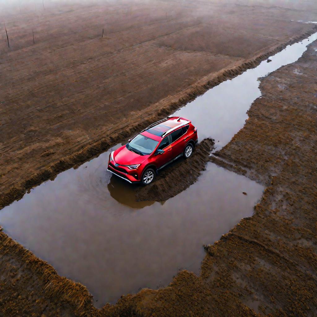 Toyota RAV4 в грязи