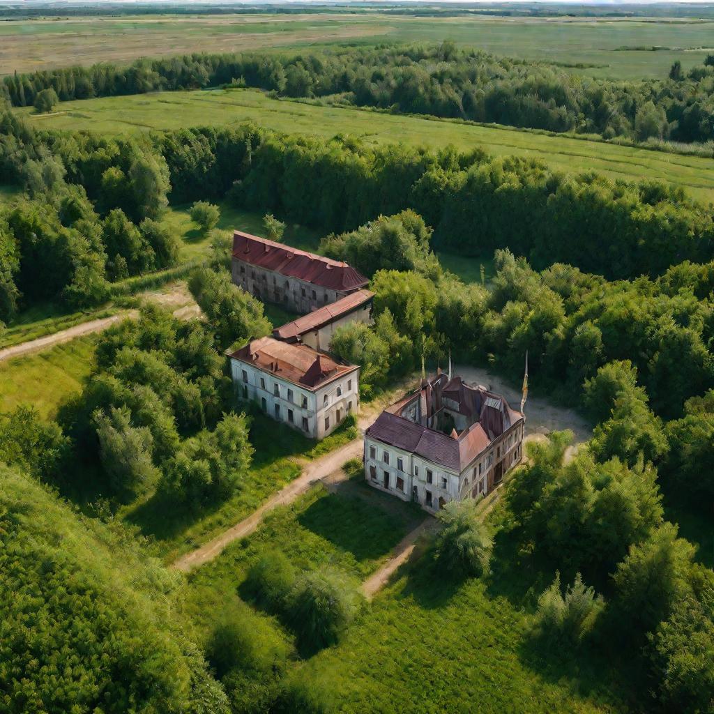 Панорама усадьбы Обломовка