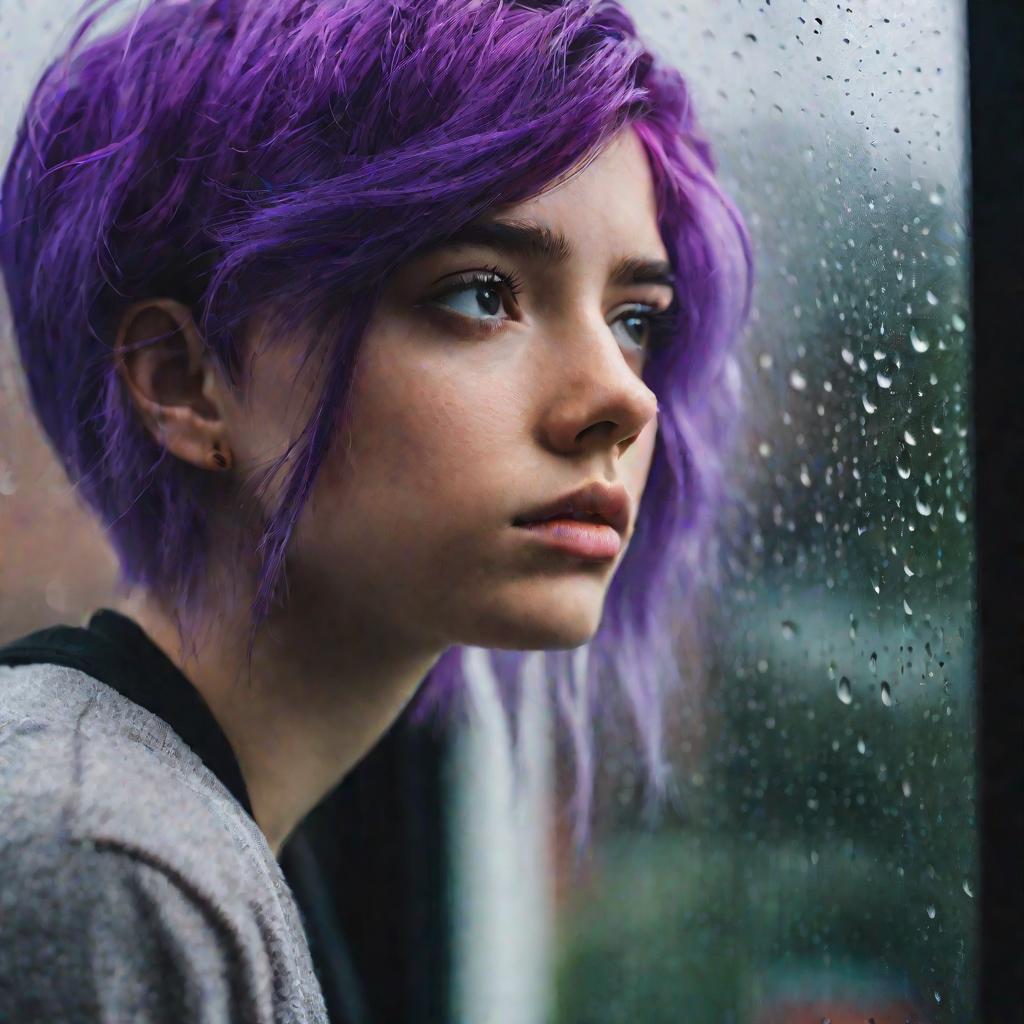 Подросток у окна