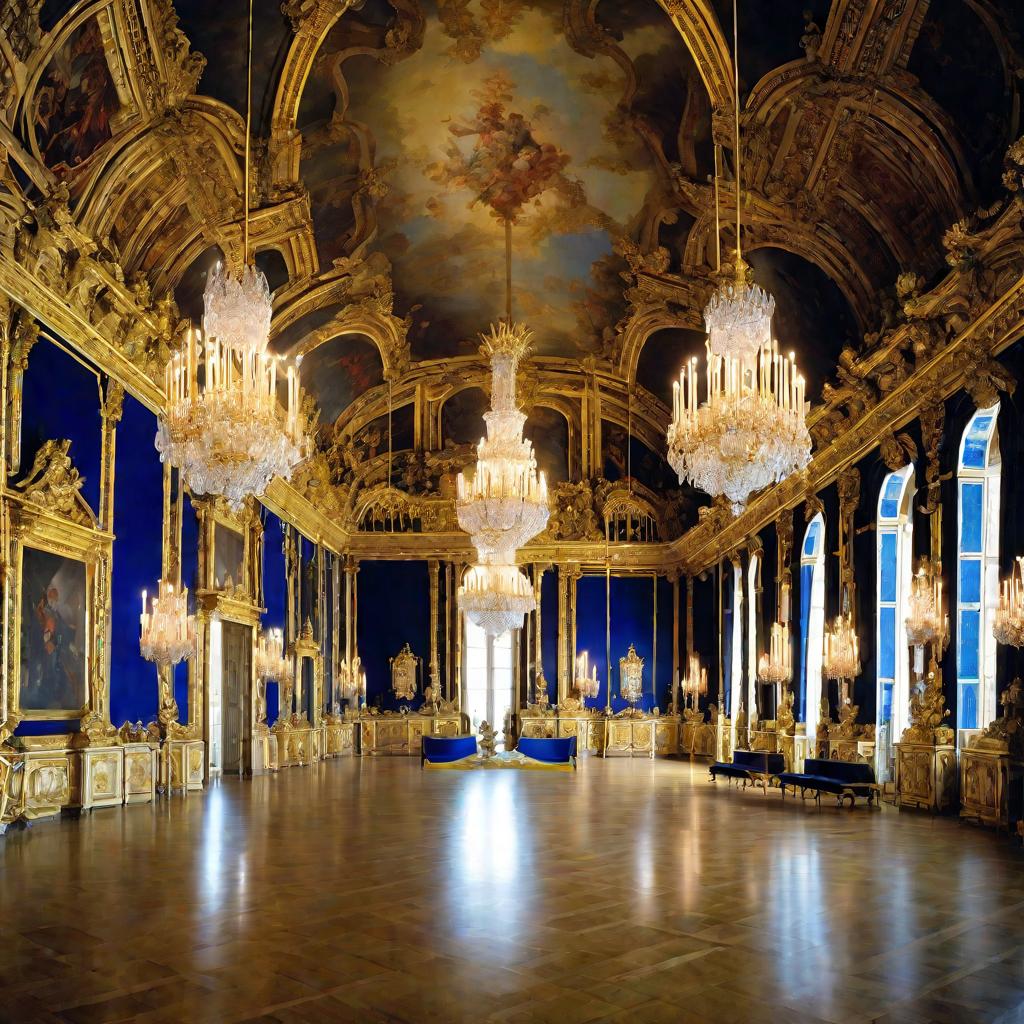 Король Людовик XIV красноречиво приветствует гостей в Версале