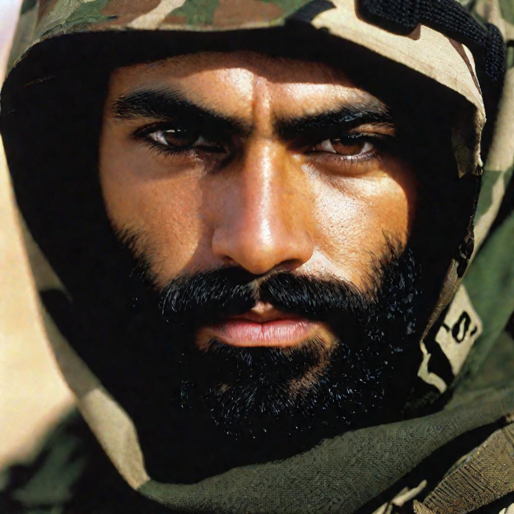 Иракский повстанец, 2004 год.