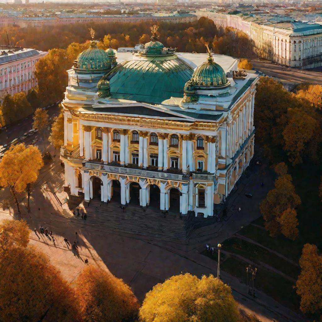 Здание Александринского театра в Санкт-Петербурге