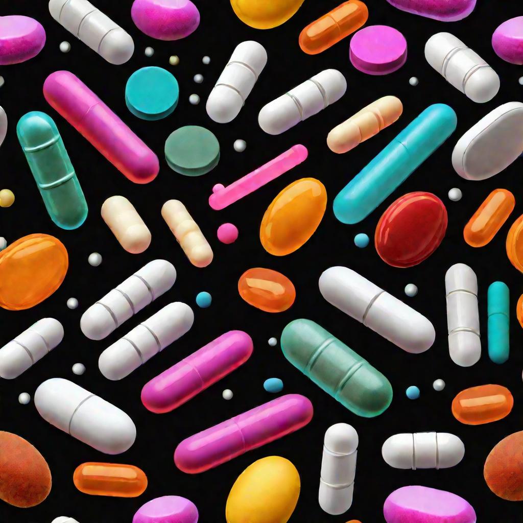 Разнообразные антибиотики в таблетках