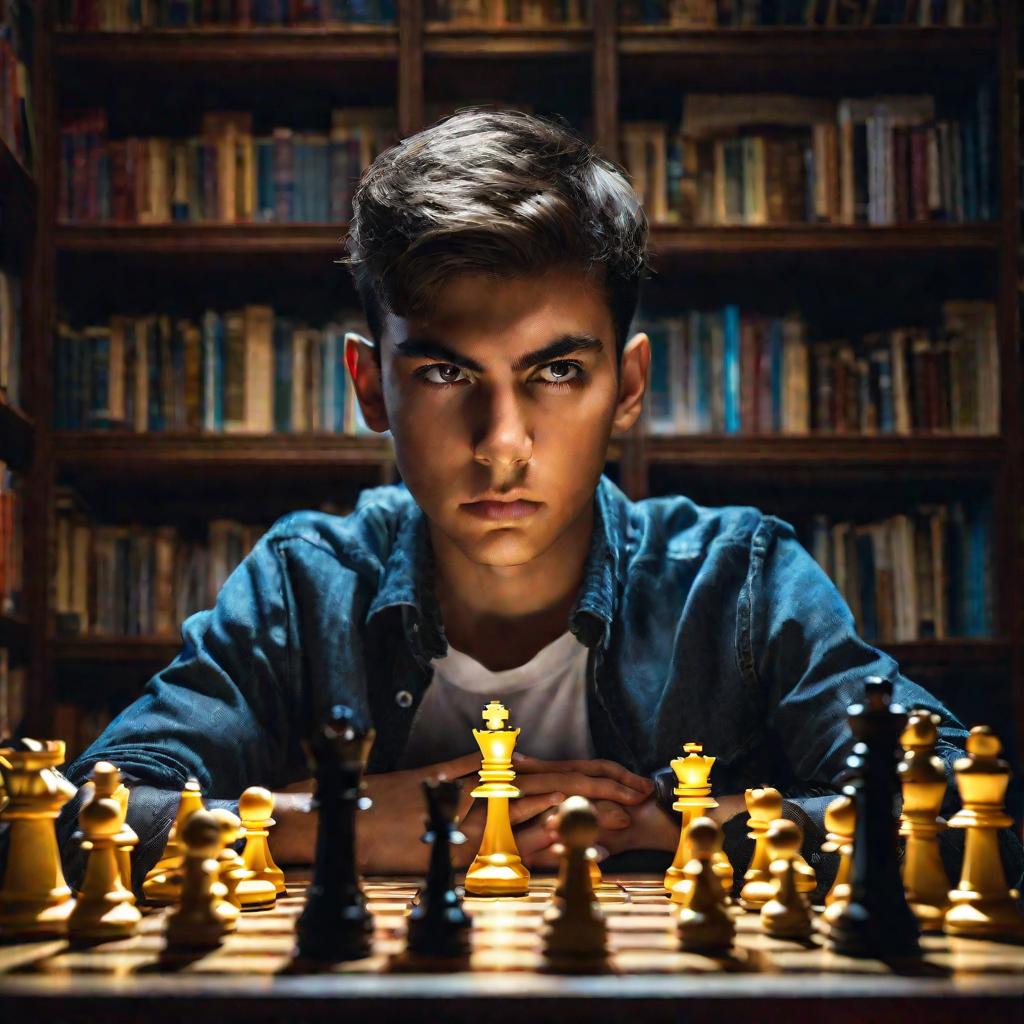 Портрет молодого шахматиста