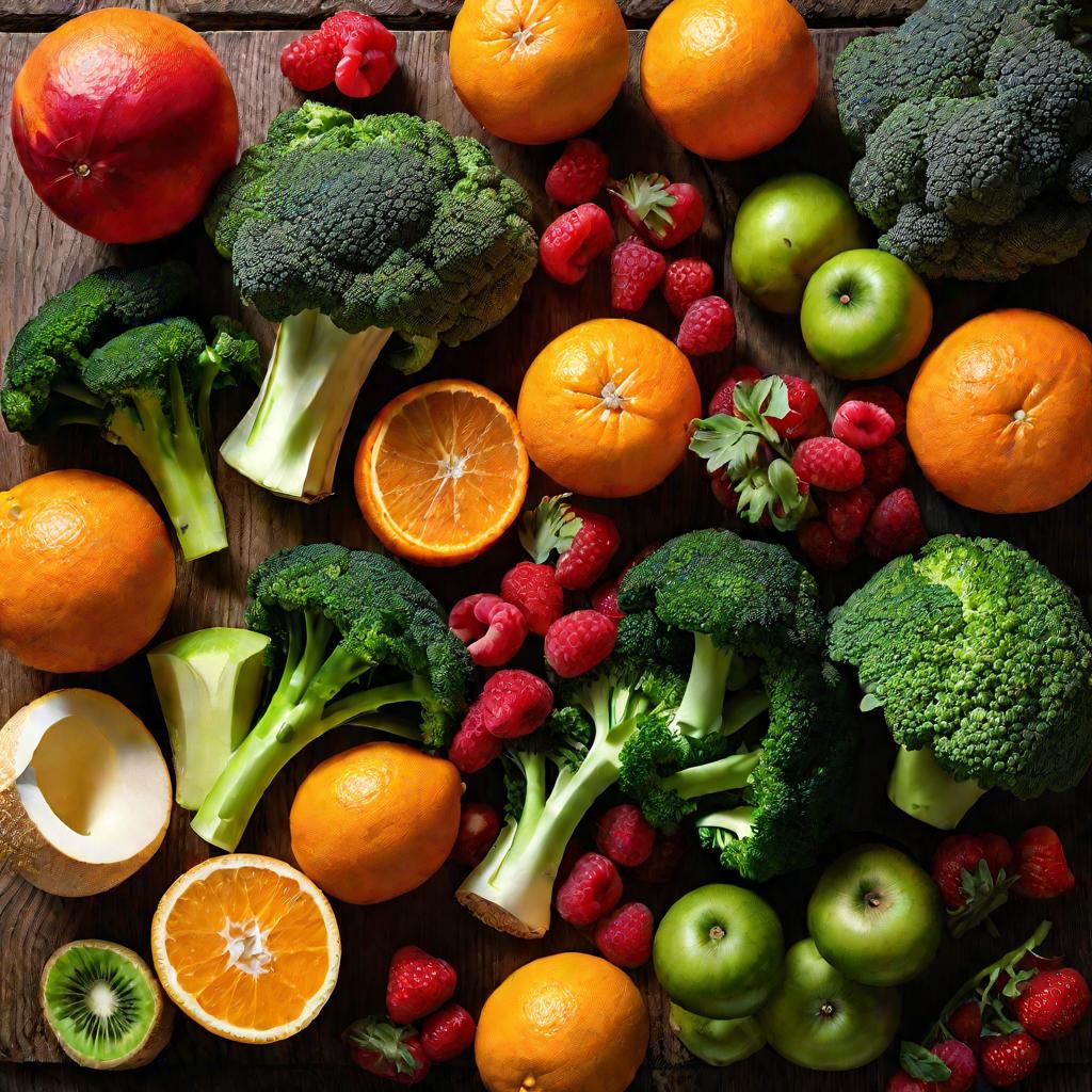 Полезные для сосудов фрукты и овощи