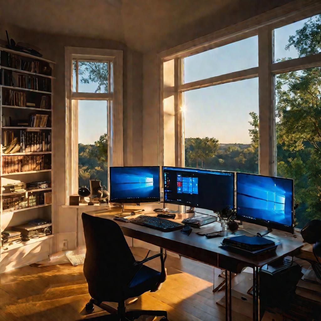 Домашний офис с проблемами звука в Windows 10
