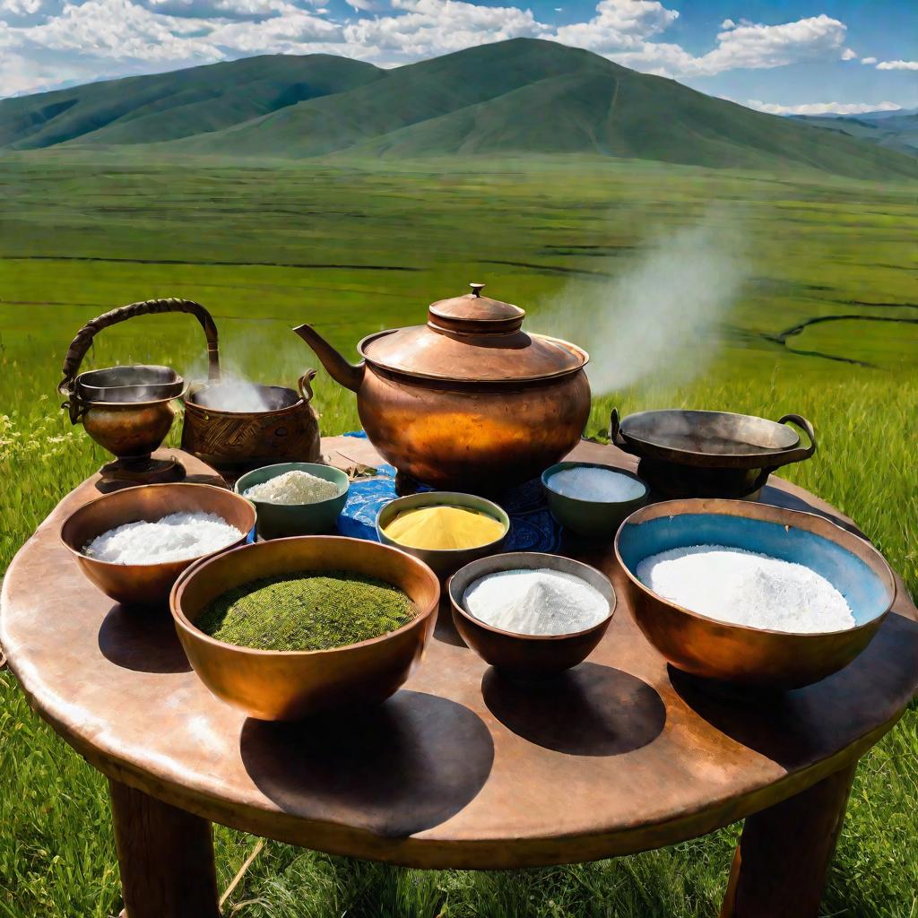 Монгольский чай сутэй