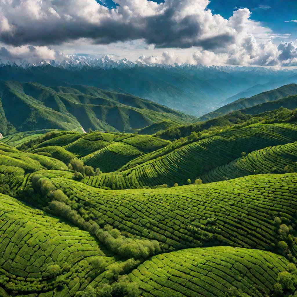 Чайные плантации под Сочи