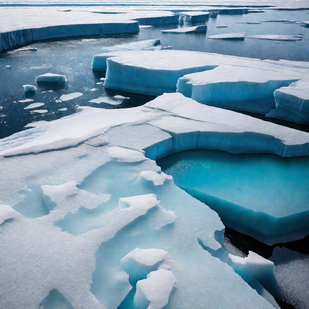 Граница шельфового ледника и океана