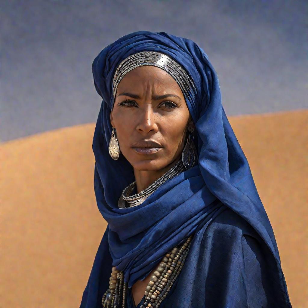 Портрет туарегской женщины