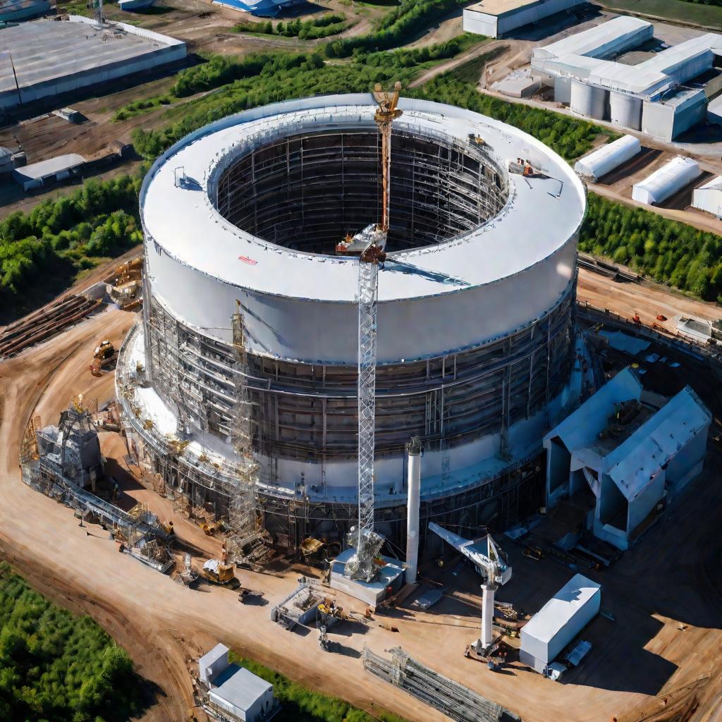 Строительство химического реактора