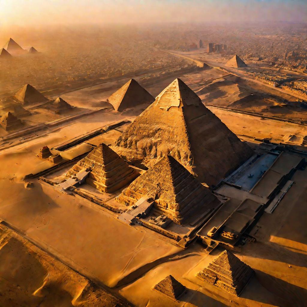 Пирамиды на рассвете