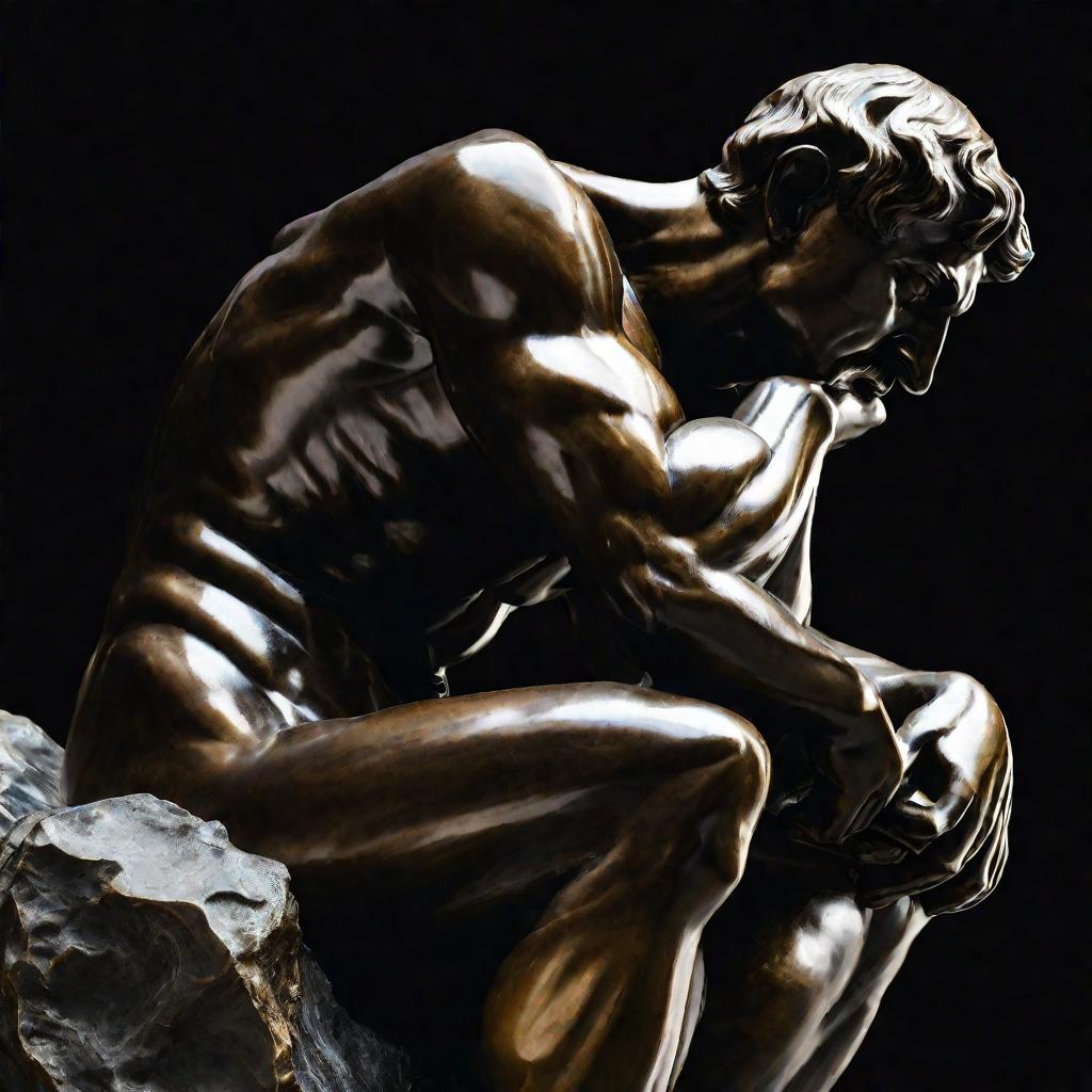 Скульптура Родена 'Мыслитель'
