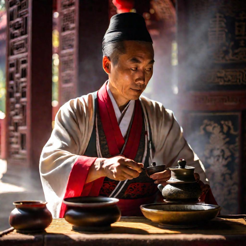 Мастер чайной церемонии
