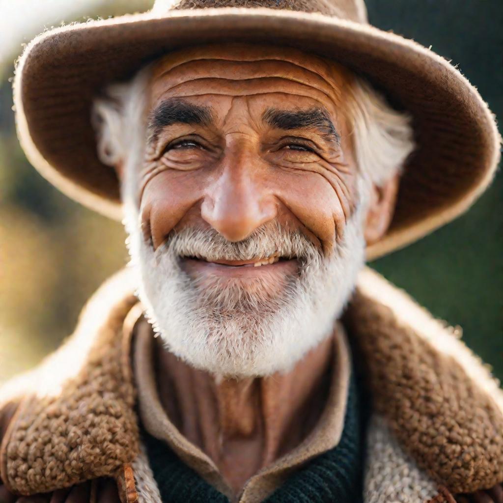 Портрет итальянского пастуха в свитере