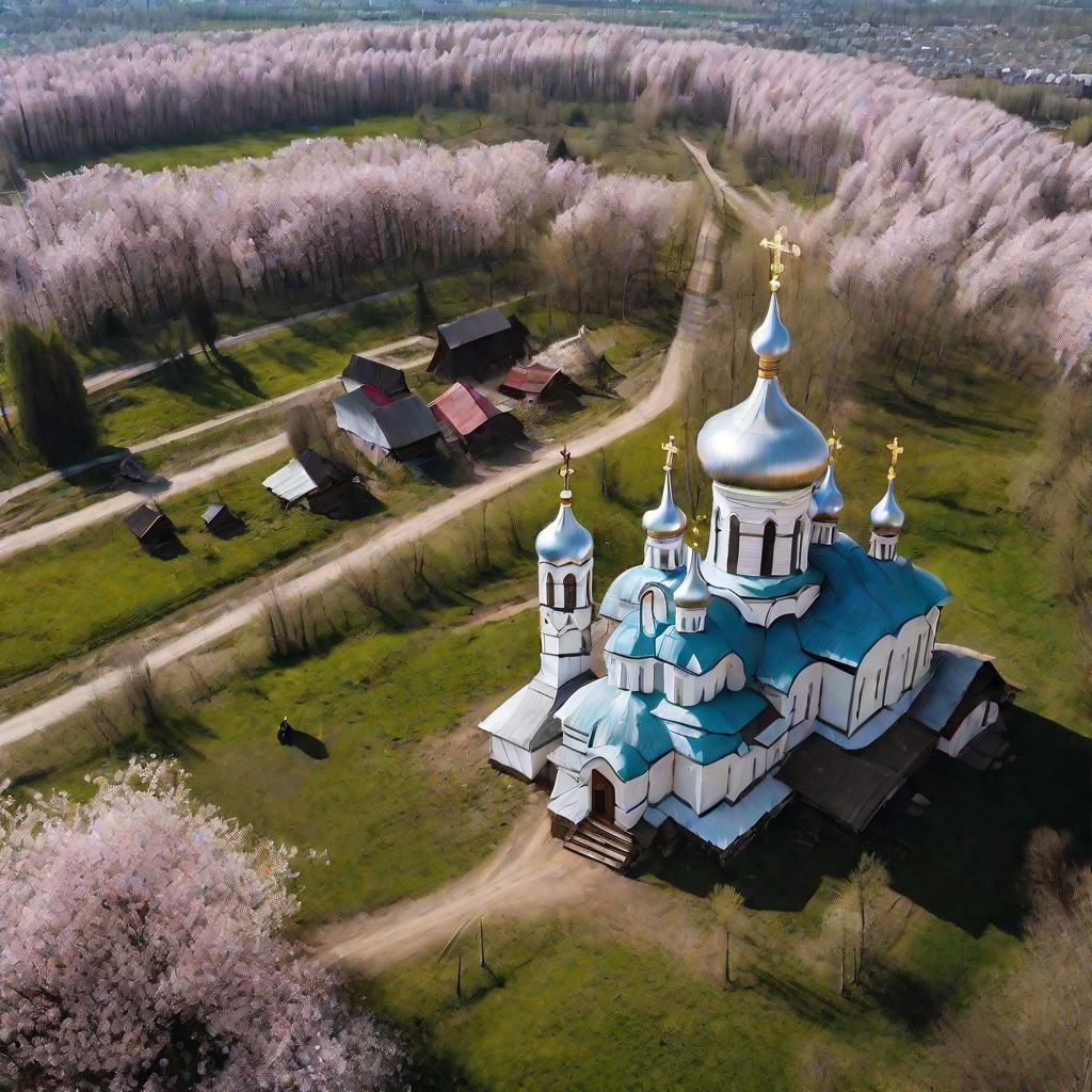Православная церковь в деревне