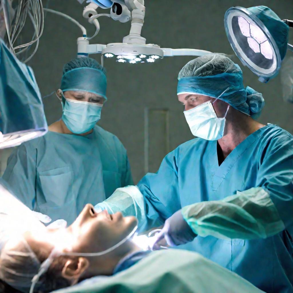 Хирург на операции