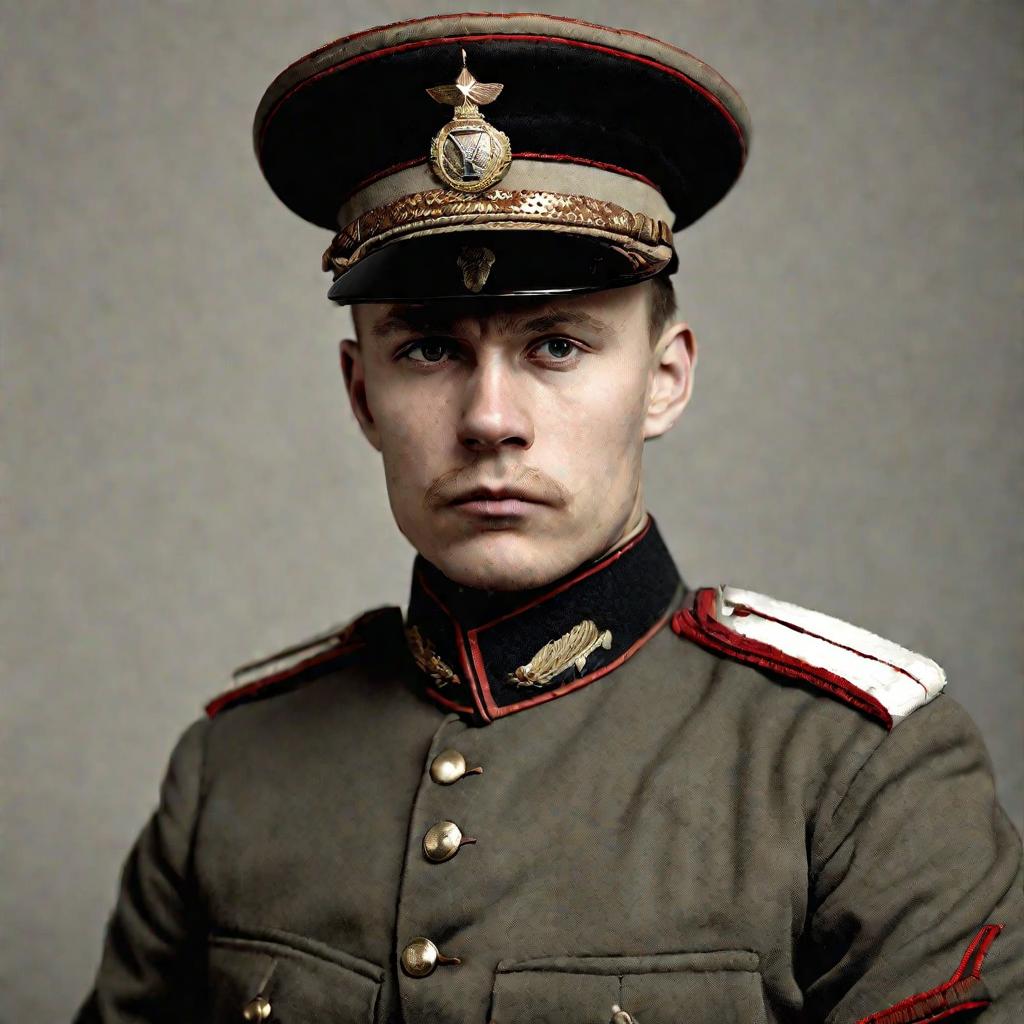 Портрет русского солдата XIX века