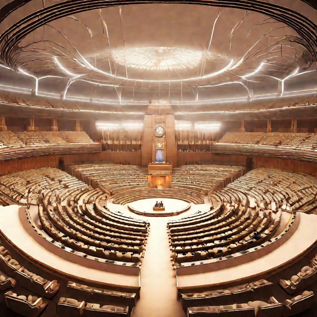 Внутренний вид парламента
