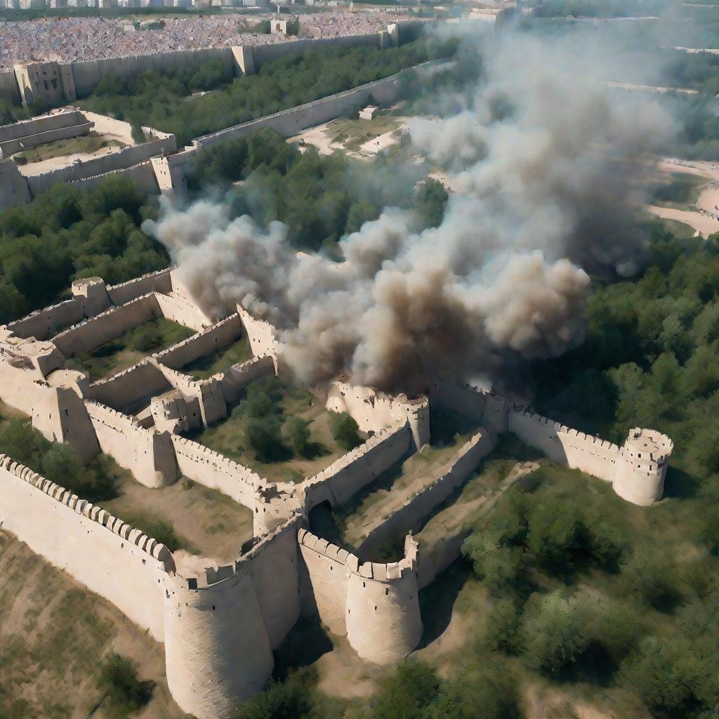 Штурм Азовской крепости русскими войсками в 1696 году