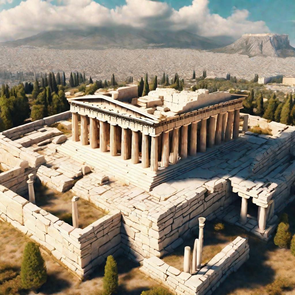 Афинский Акрополь - колыбель идеализма Платона