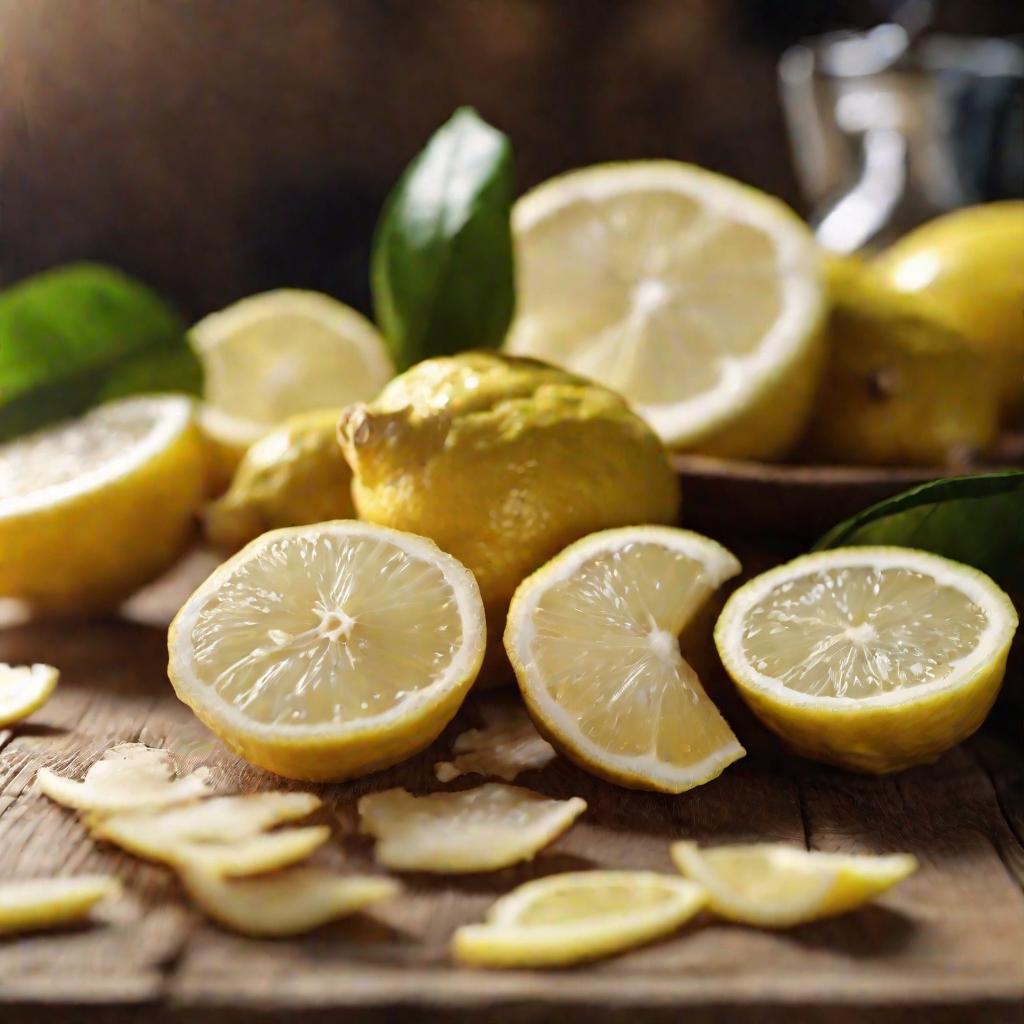 Имбирь и лимоны