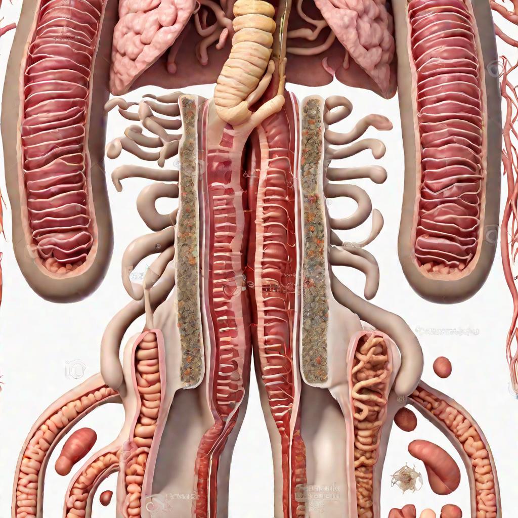 Анатомия кишечника.