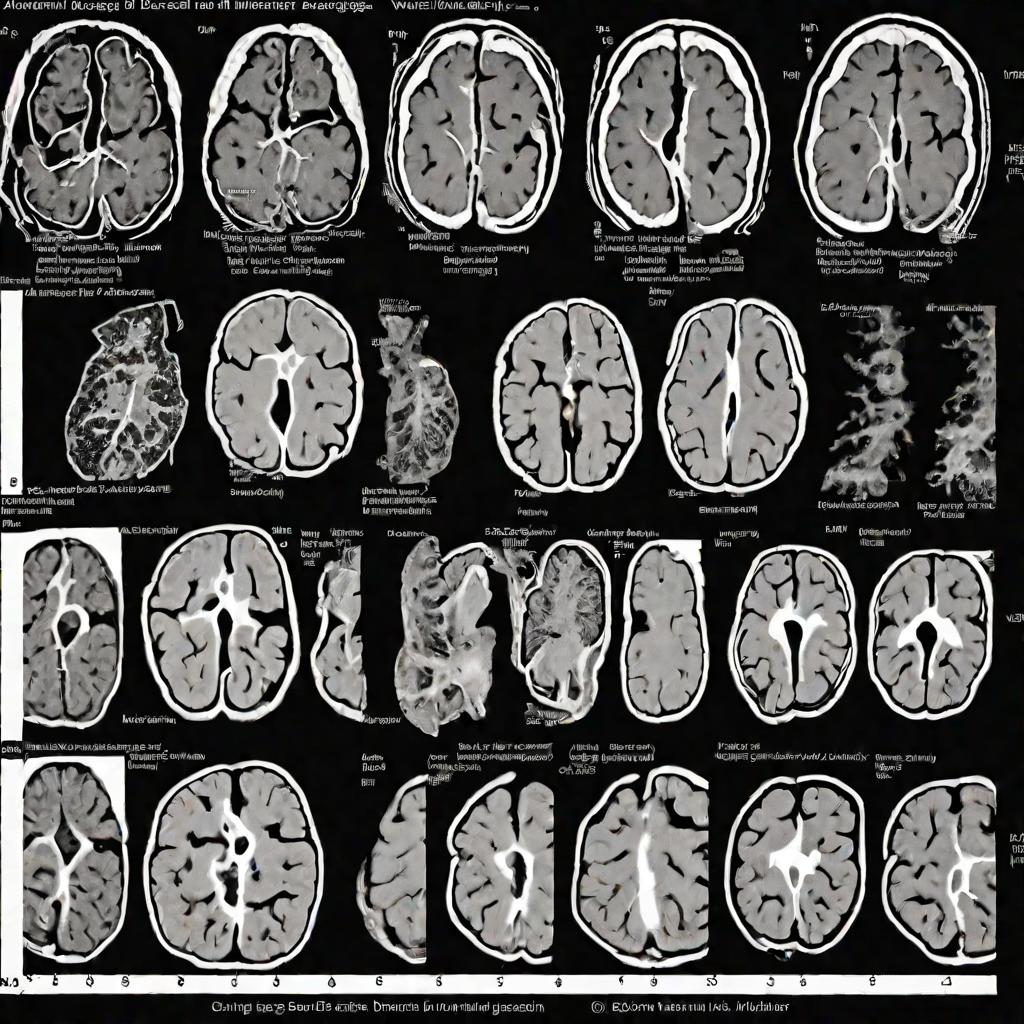 МРТ скан мозга с признаками старческой деменции