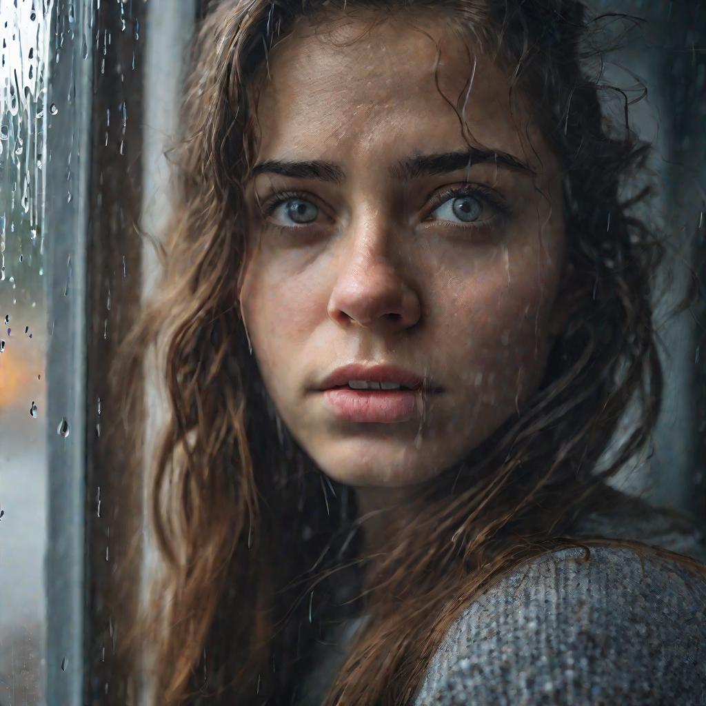 Портрет девушки у окна