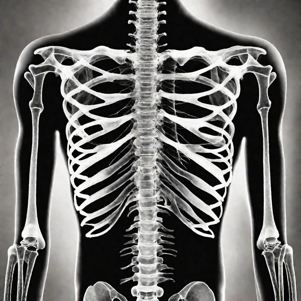 Рентген ребер человека