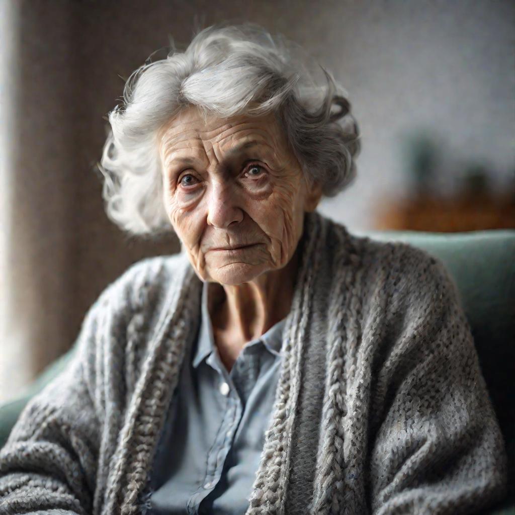 Портрет пожилой женщины с хореей