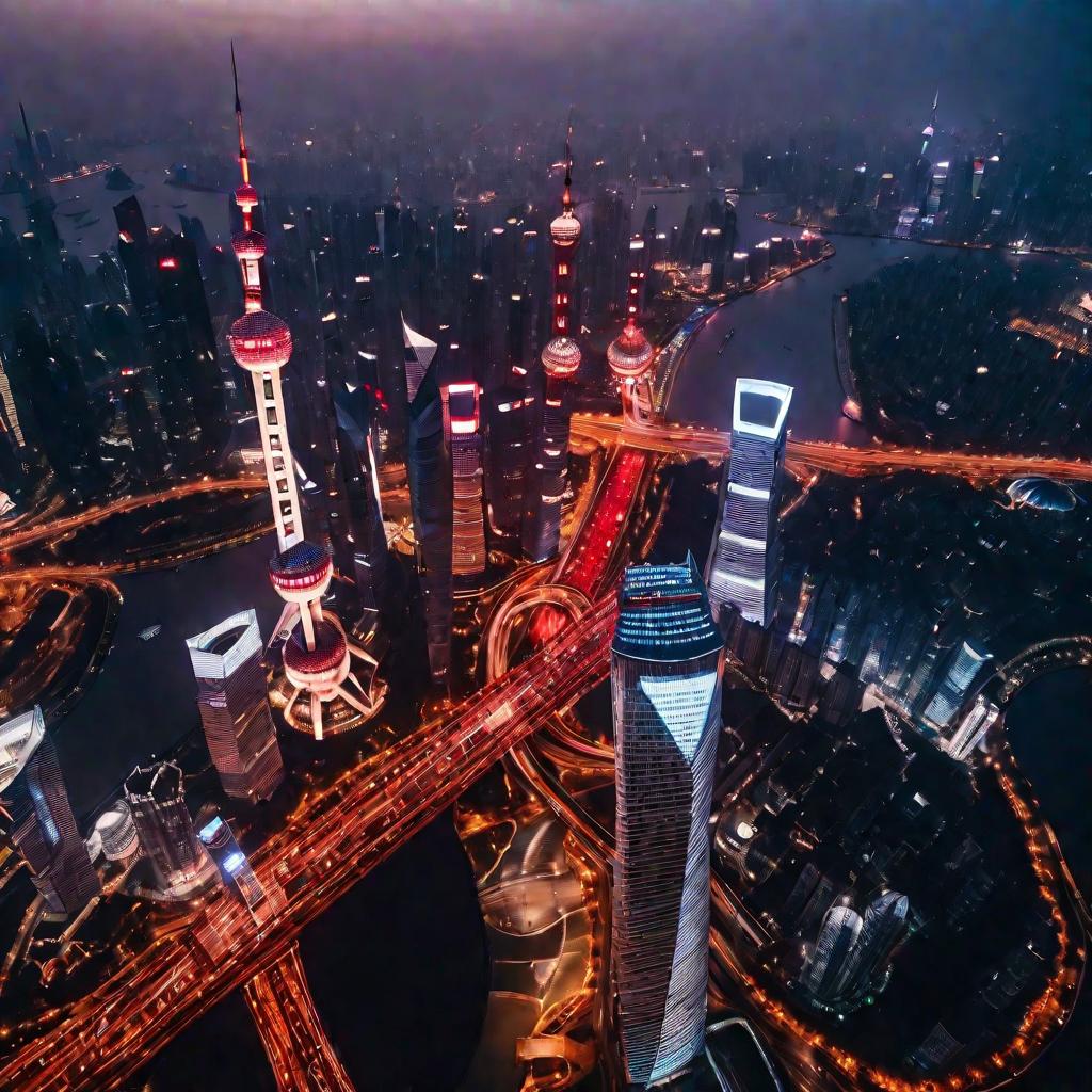 Современный мегаполис Шанхай