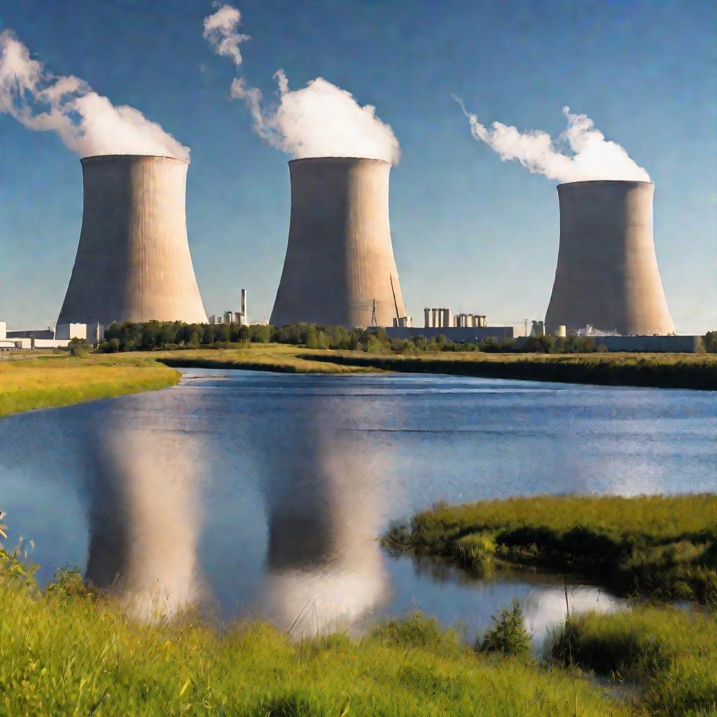 Современная атомная электростанция