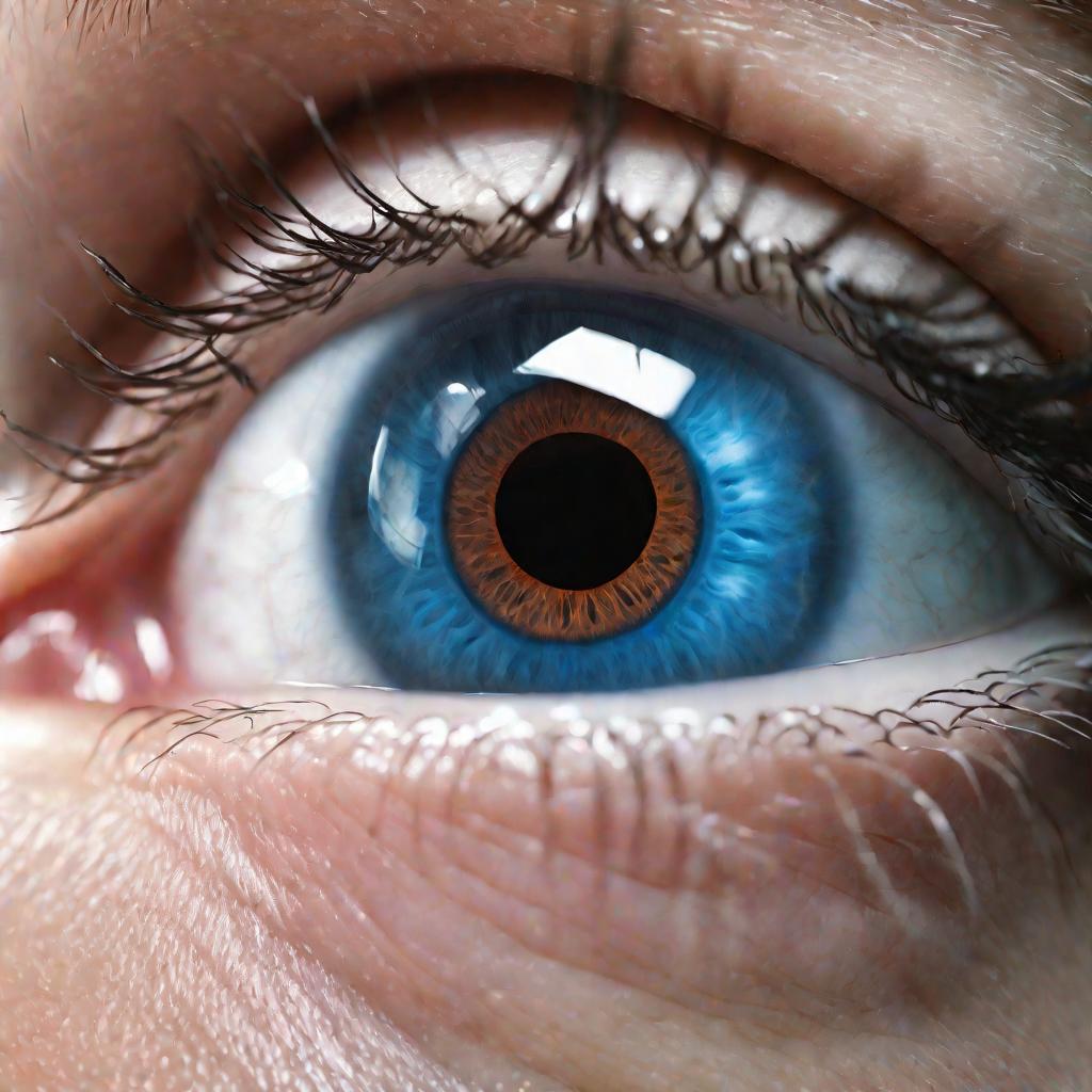 Осмотр глаза офтальмологом