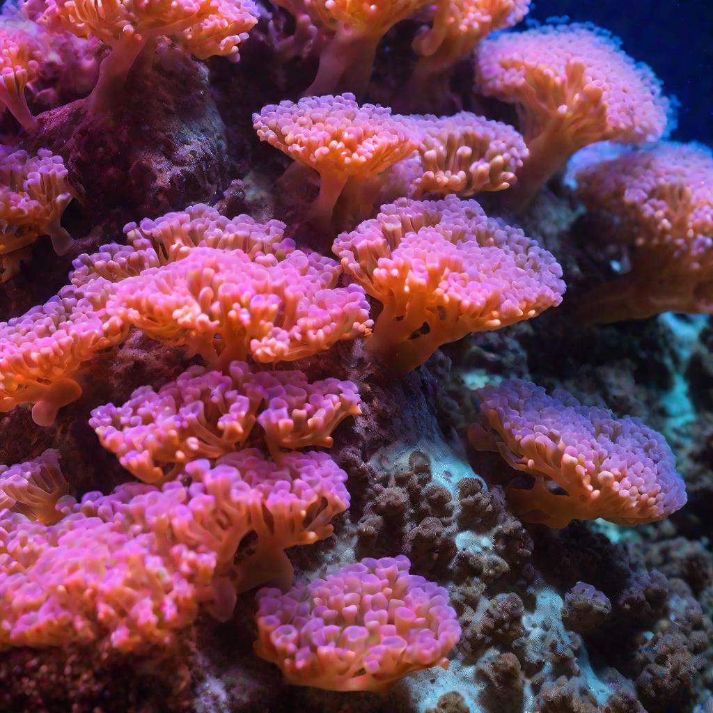 Колония коралловых полипов