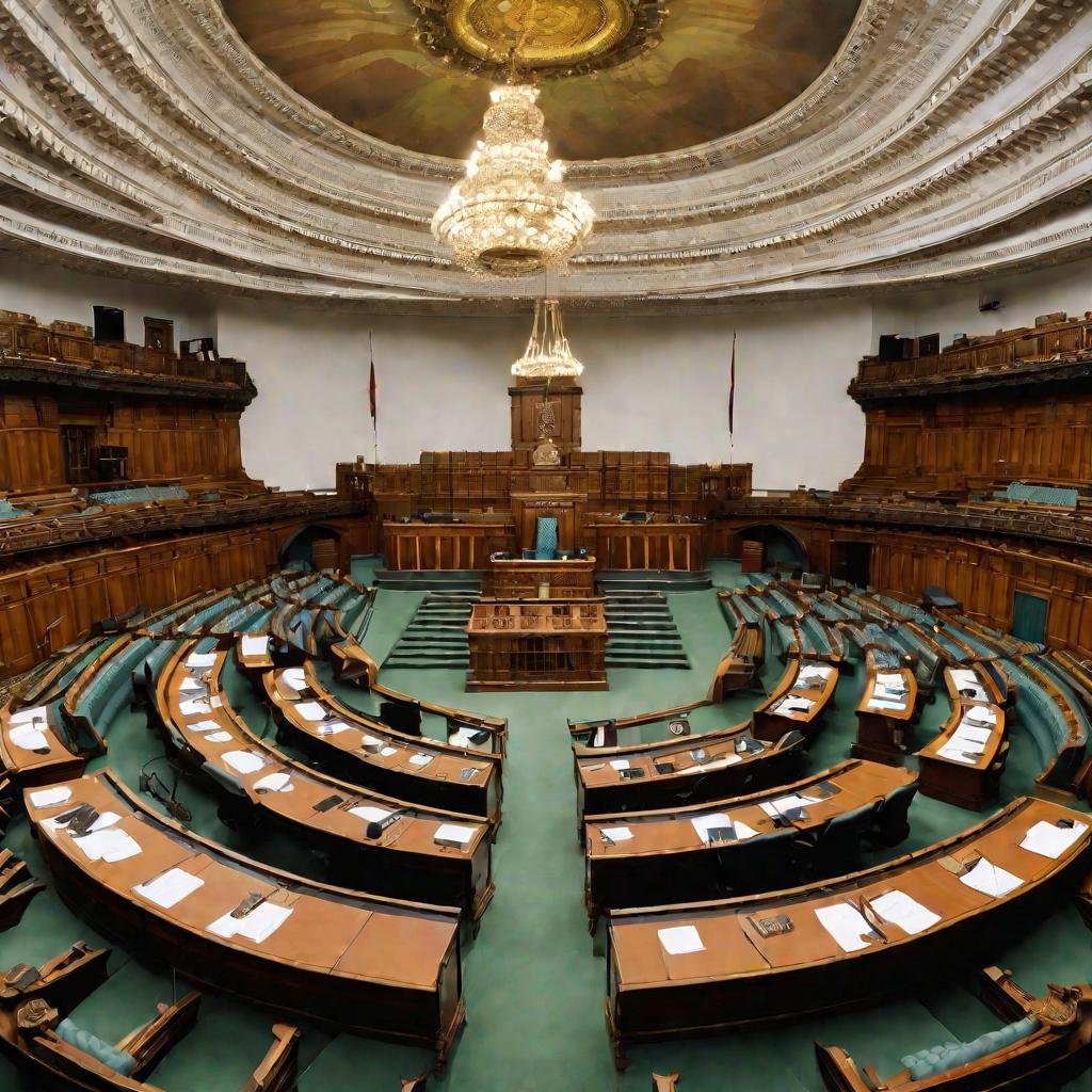 Интерьер парламентской палаты
