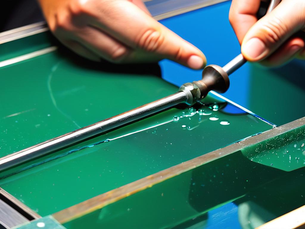 Альтернативный метод сверления стекла с помощью металлического стержня