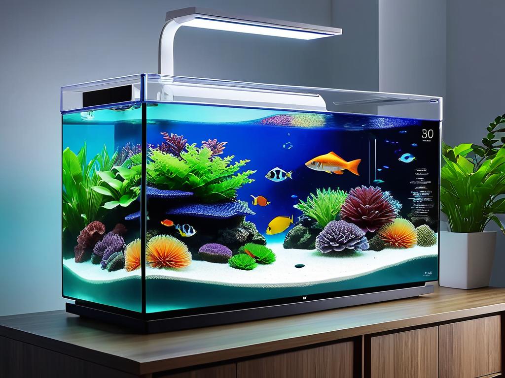 Фотография аквафермы Xiaomi Descriptive Geometry C180 Smart Fish Tank Pro