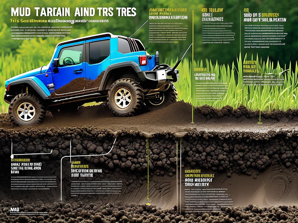 Инфографика, показывающая как грязевые шины могут уплотнять почву, повреждать растительность,