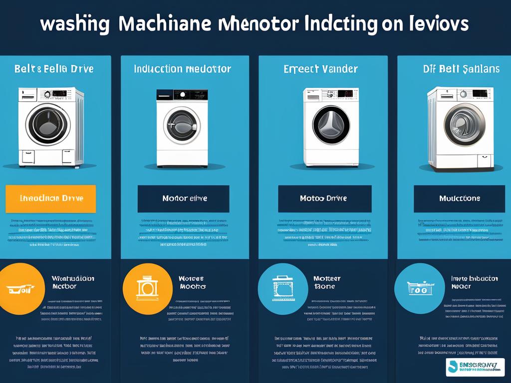 Сравнение типов двигателей для стиральных машин