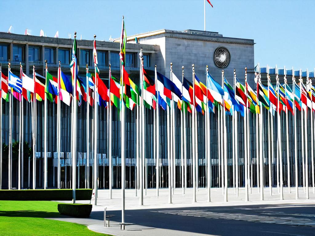 Дворец Наций - штаб-квартира ООН в Женеве