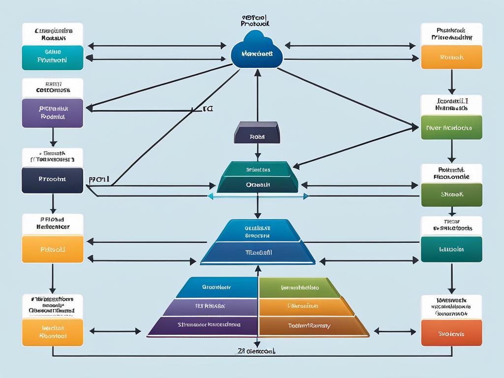 Модель OSI с 7 уровнями сетевых протоколов