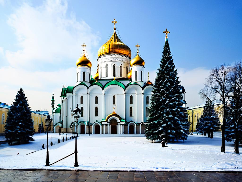 Успенский собор Московского Кремля, одно из мест хранения иконы
